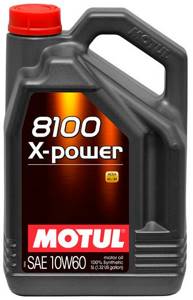 MOTUL 8100 X-POWER 10w60 SN/CF 4л. синтетика, масло моторное